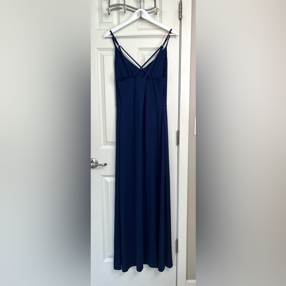 Market & Spruce Alisha Knit Strappy Back Maxi Dress NWT - Picture 2 of 8